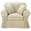 Fauteuil en coton mastic